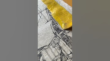 Landscape painting by watercolor | Vẽ màu nước #sketch  #painting #shorts #shortsart #art