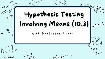 10.3: Hypothesis Testing with Means
