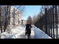 Прогулка по Новосибирску в 4K по ул. Холмистая - ул. Танкистов
