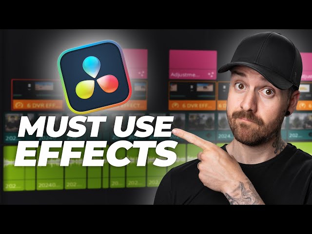 6 FREE Davinci Resolve Effects I Use On EVERY PROJECT! class=