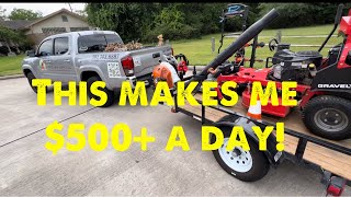 2022 Solo Lawn Care Open Trailer Setup ($500+ daily)