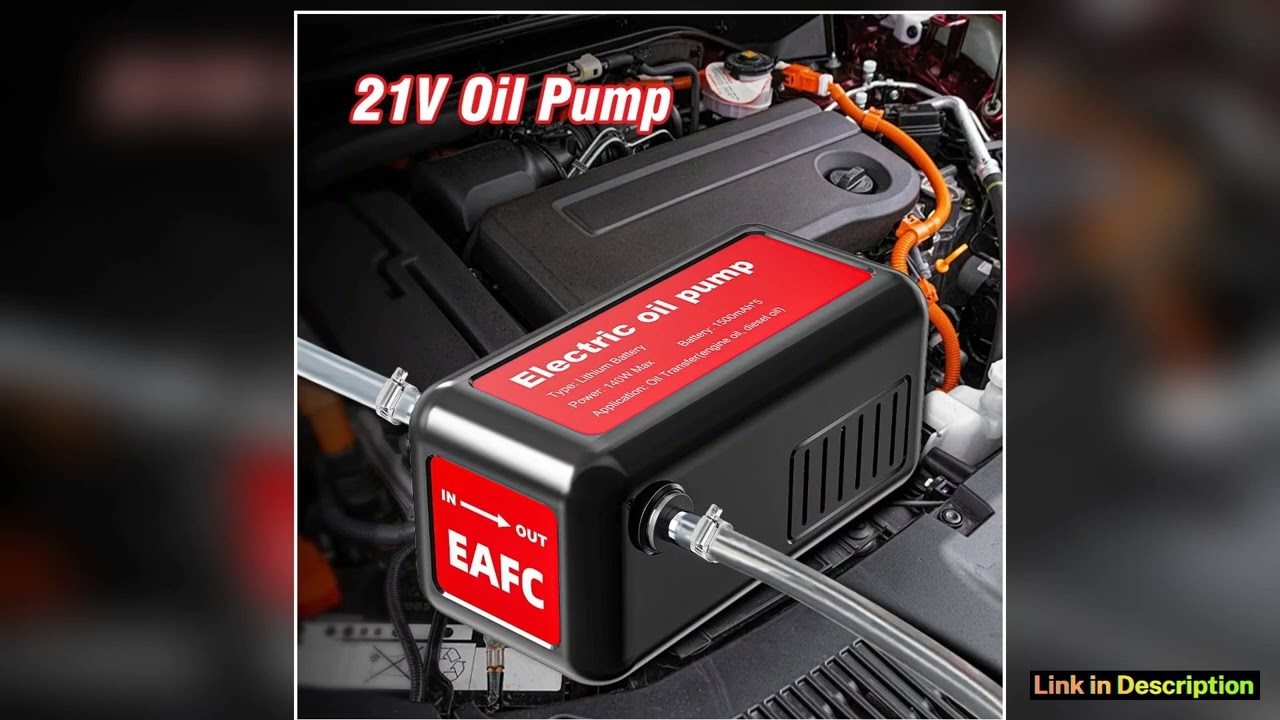 140W Wireless Portable Oil Pump Electric Oil Transfer Pump Builtin Battery Oilchanges Equipment Fue