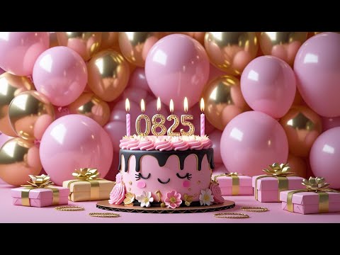 Happy Birthday To You Song for August 25 🎈 EDM Bounce 150