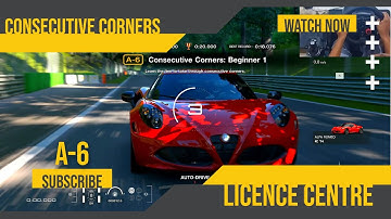Gran Turismo 7: A6 Consecutive corners beginner 1 License Centre walkthrough #desimguy #gt7licences