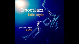 Smooth Jazz Backing Track latin style - jam track in Dm - 91 bpm screenshot 4