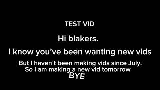 test vid
