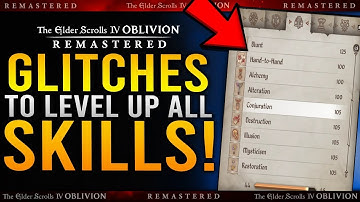 How to Automatically Upgrade ALL Skills in Oblivion Remastered! Glitches & More!