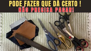 COMO AMOLAR TESOURA SEM PRECISAR PAGAR ⭐ FAÇA EM CASA