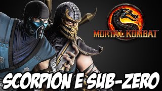 Mortal Kombat 9 - Zerando com Scorpion e Sub Zero