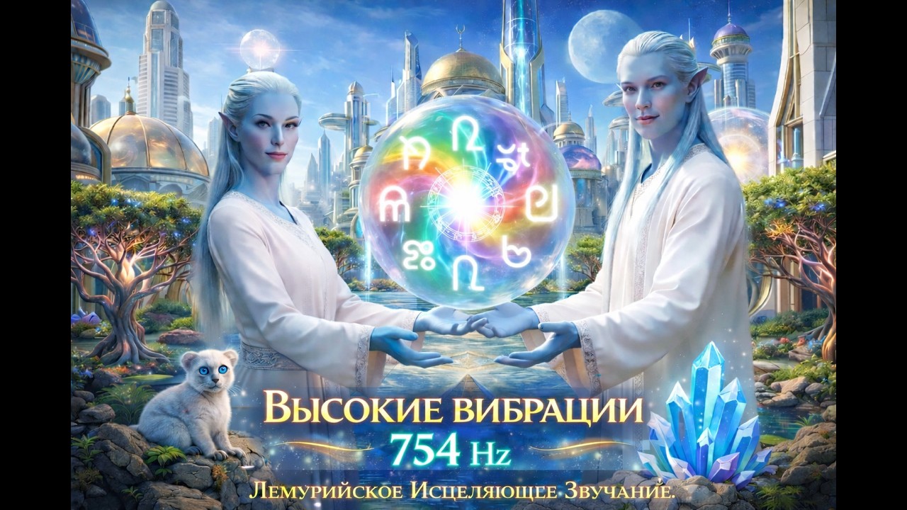 Высокие Вибрации 754 Гц - Лемурийское Исцеляющее Звучание💙| #рекомендации #пробуждение #shorts #рек