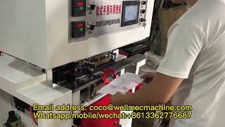 Nylon Soft Loop Handle Welding Bag Making Machine