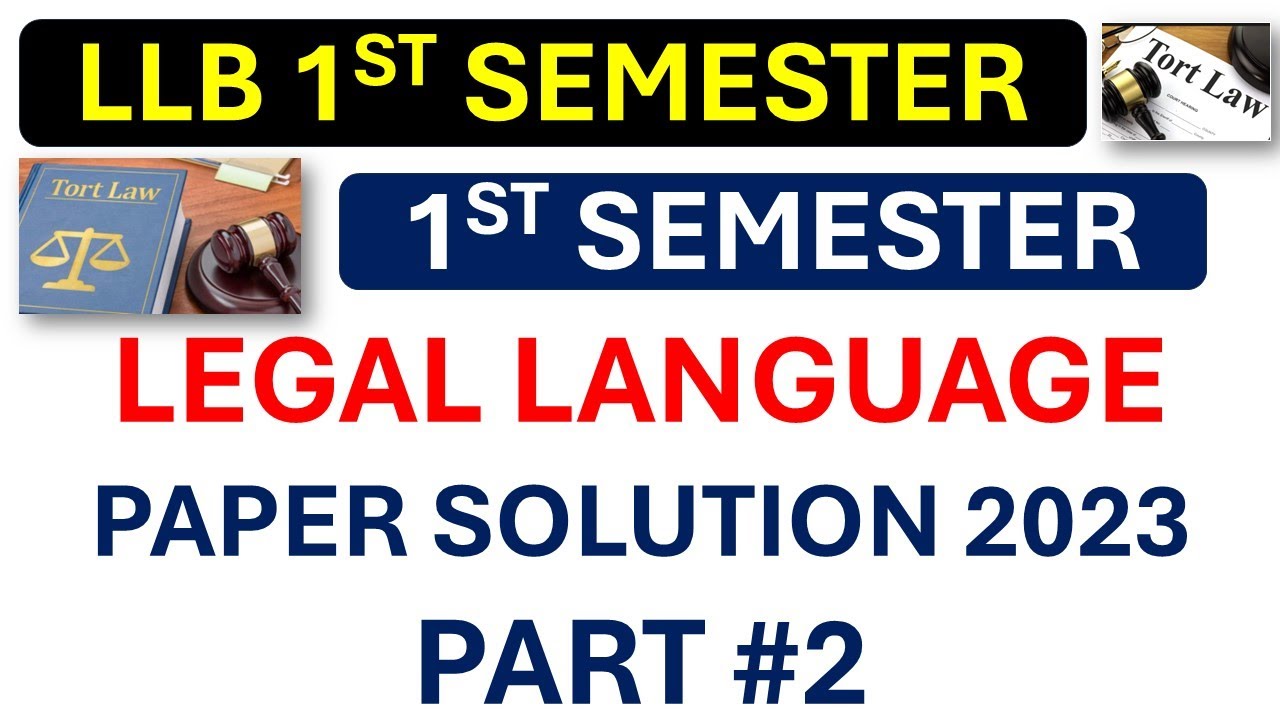 llb 1st semester question papers with answers | llb first semester exam ...