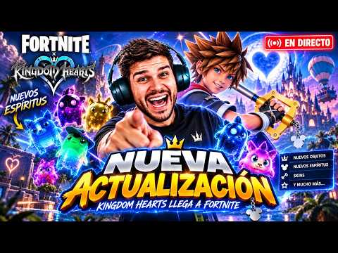 ✅ KINGDOM HEARTS y CIBERPUNK X FORTNITE tras la NUEVA ACTUALIZACIÓN #fortnite #epicpartner