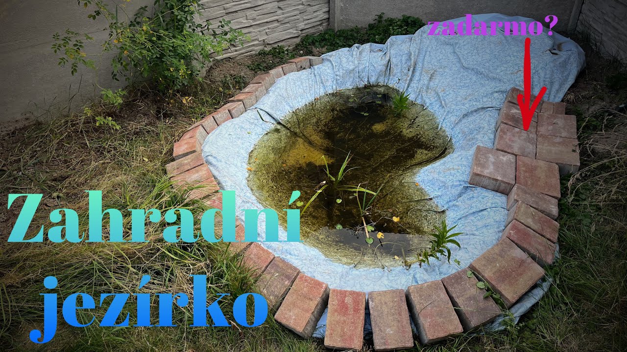 Zahradní jezírko svépomocí