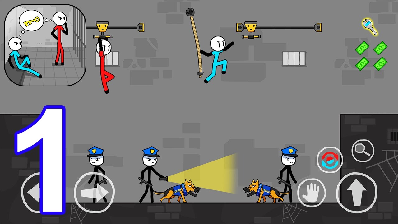 About: Green Stickman Prison Escape - Stickman Jail Game (Google Play  version)