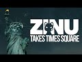 Zinu takes times square 