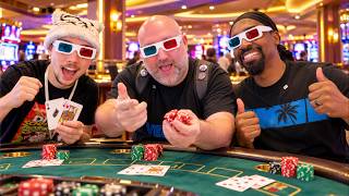 One Doubled Up, One Went Bust ,One Broke Even | Blackjack at Ellis Island