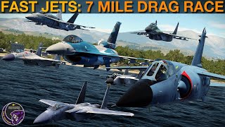 Fast Fighter Jet Drag Race: Mirage F1 vs The World | DCS screenshot 2