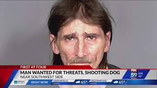 Indy man wanted after IMPD claims he shot neighbor's dog and assaulted his own nephew