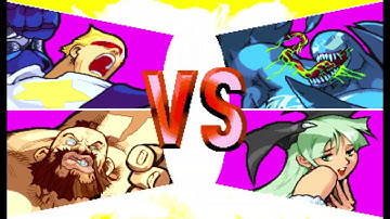 Marvel vs Capcom 1 ( Arcade ) - Captain Commando / Zangief Playthrough ( Jan 21, 2020 )