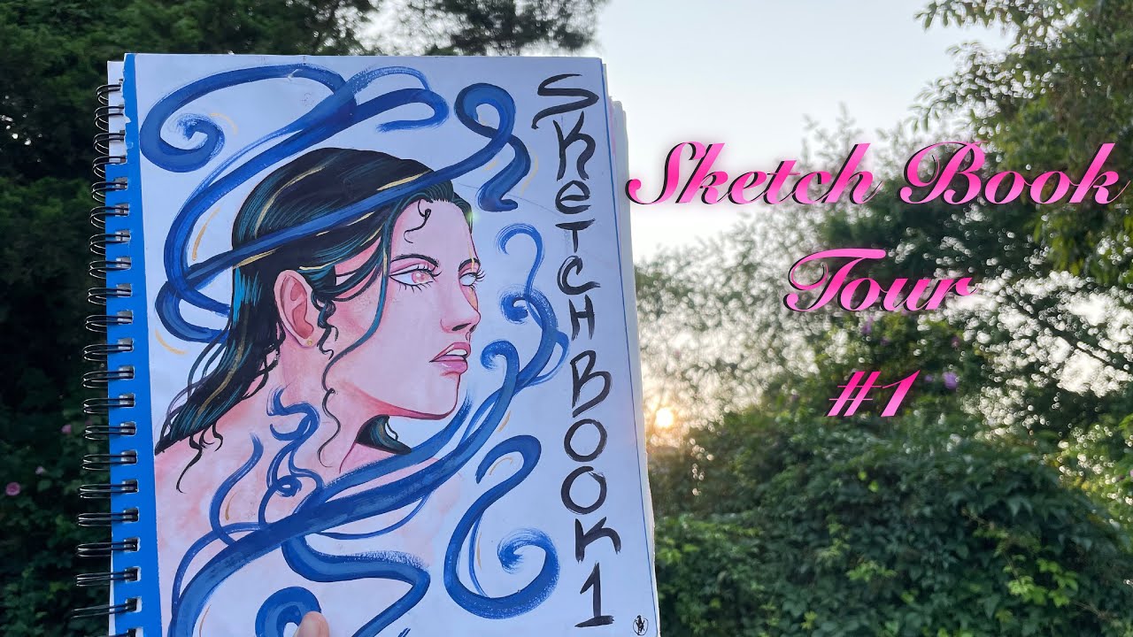 My First Sketchbook Tour #sketchbook #sketchbooktour - YouTube