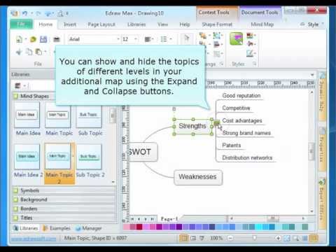 Make an Effective Mind Map with Edraw Freeware - Mind Mapping Tutorial ...