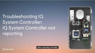Troubleshooting the IQ System Controller when it stops reporting
