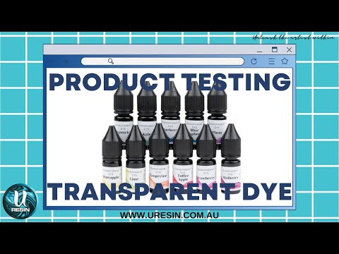 U RESIN | Pouring Transparent RESIN Dyes