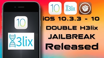 NEW DoubleH3lix JAILBREAK (64-Bit iOS 10.3.3/10 - STABLE WITH CYDIA)