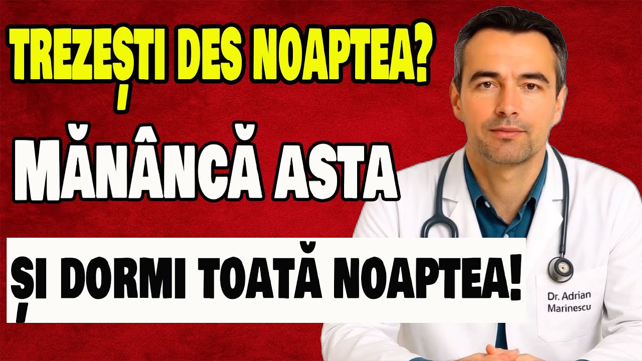 Seniori: 5 alimente pentru SOMN PROFUND (și cum să le consumați) | Dr. Adrian Marinescu