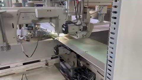 Automatic edge tape binding machine video