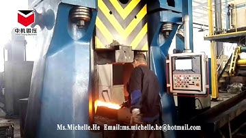 Spanners forge on C88K 63kJ Electro Hydarulic Die Forging Hammer