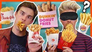 BLINDFOLD FRENCH FRY CHALLENGE w/MatPatGT