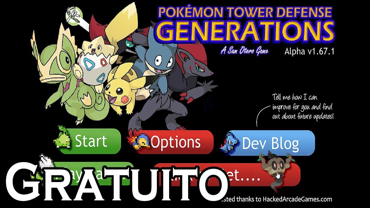 jogo pokemon tower defense 3 generations