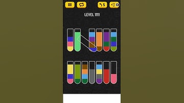 【Water Sort Puzzle】 Level 1111
