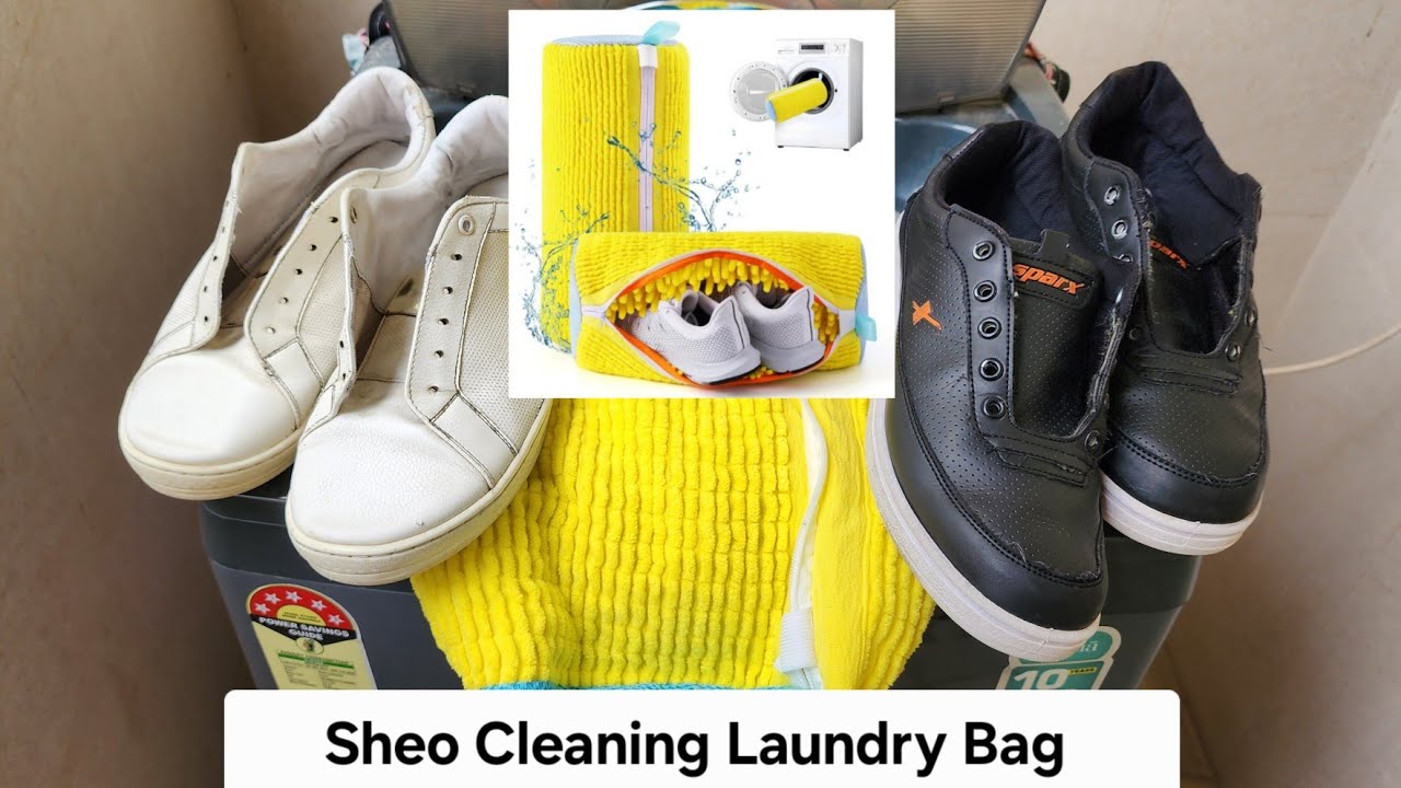 Shoe Cleaning Bag for Washing Machine - Does this really works 🤔🤔