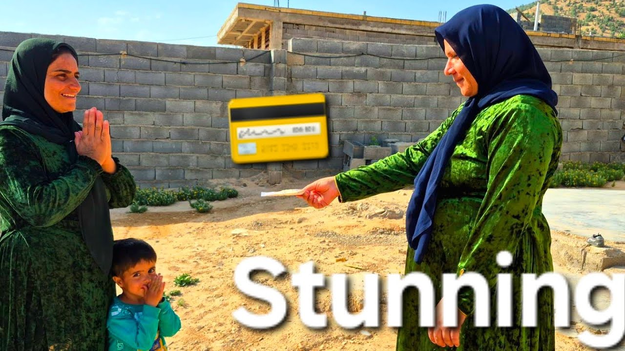 Иранская женщина помогает бездомной семье, даря радость