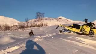 снегоходы BRP Polaris Сахалин 2017/1 snowmobiling Russia Sakhalin fun&accidents