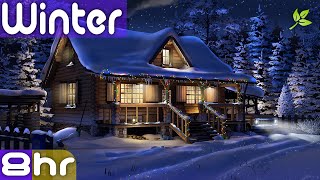 Winter Ambience | Snowfall Sounds For Sleep | Snow Ambience