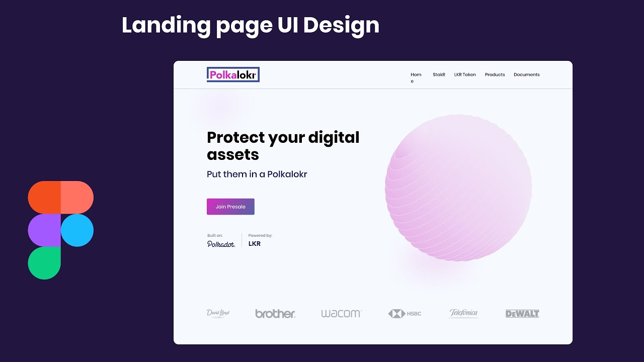Figma Tutorial: Landing page UI design in Figma - Speed Art Tutorial ...