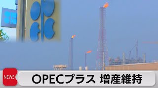 ＯＰＥＣプラス　増産維持（2021年12月3日）