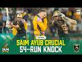 SAIM AYUB SAVES HYDERABAD! 🛡️ A Crucial 54 Runs | Peshawar vs Hyderabad | Final | Match 44 | MZB1J