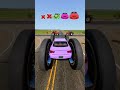 Big and Small Cars vs Tractors Crash - BeamNG.drive #beamng #shorts