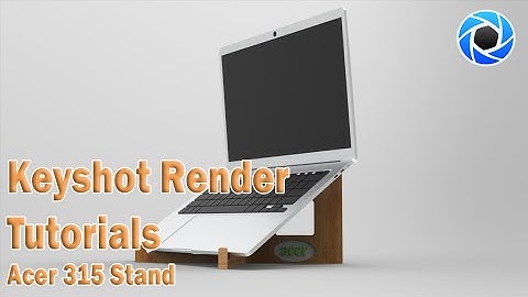 Best CAD Tutorial | Keyshot render of a laptop stand for Acer 315 | Keyshot tutorials