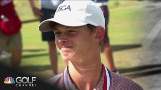 2025 U.S. Junior Amateur Championship trophy presentation | Golf Channel