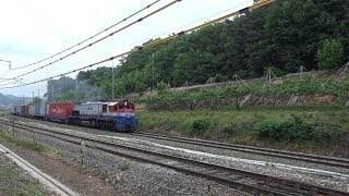 삽교발 부산신항행 컨테이너 3041화물열차 영상