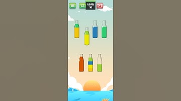 Water-sort puzzle game 😂 very very funny games Play video 😂 ANDROID IOS#short