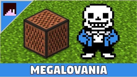 Megalovania Minecraft Noteblock Tutorial (Meme song from Undertale)
