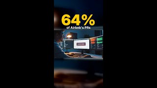 AI now writes 64% of Airbnbs production PRs