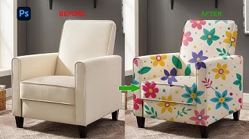 How to Apply Design on Couch Make Couch Mockup in Photoshop  @MattyGraphics-k9u